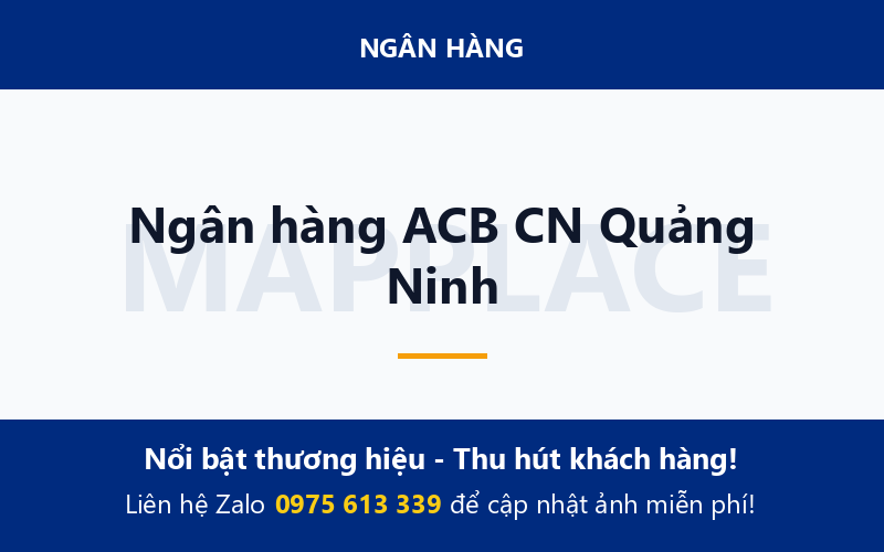 Ngân hàng ACB CN Quảng Ninh
