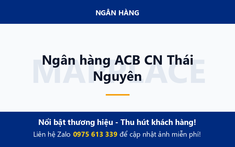 Ngân hàng ACB CN Thái Nguyên