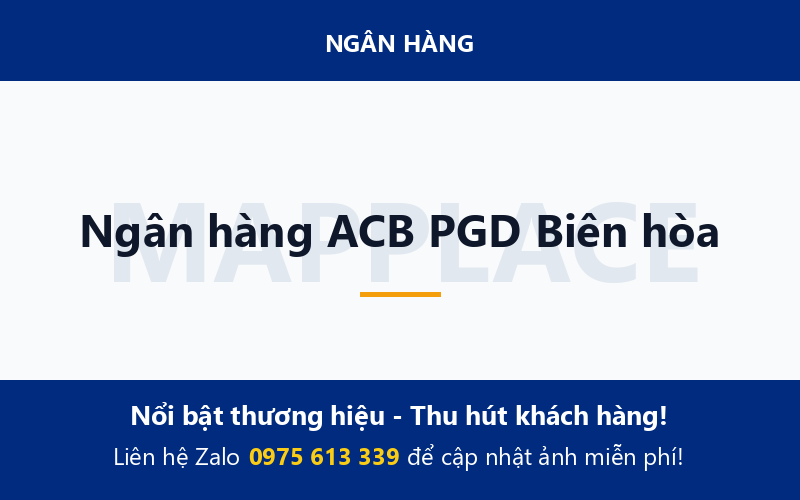Ngân hàng ACB PGD Biên hòa