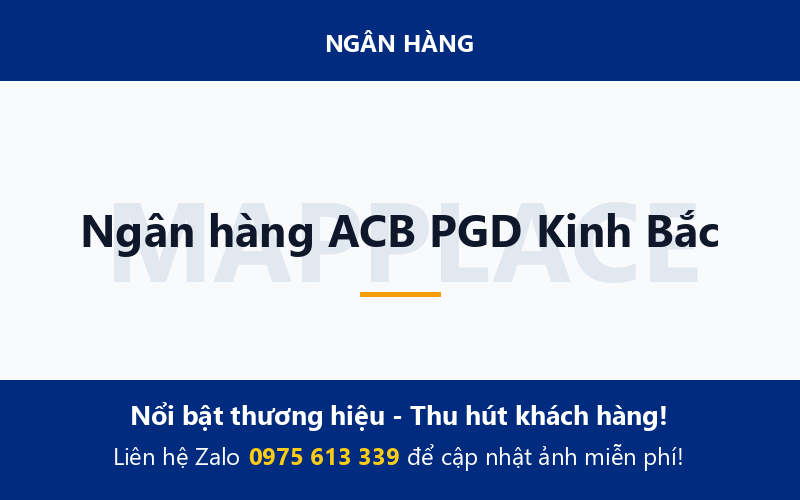 Ngân hàng ACB PGD Kinh Bắc