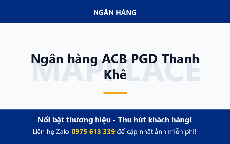 Ngân hàng ACB PGD Thanh Khê