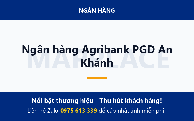 Ngân hàng Agribank PGD An Khánh