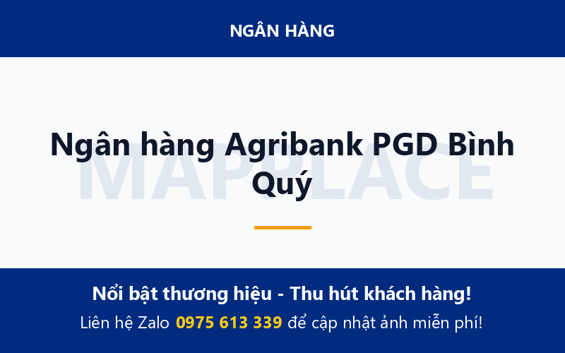 Ngân hàng Agribank PGD Bình Quý