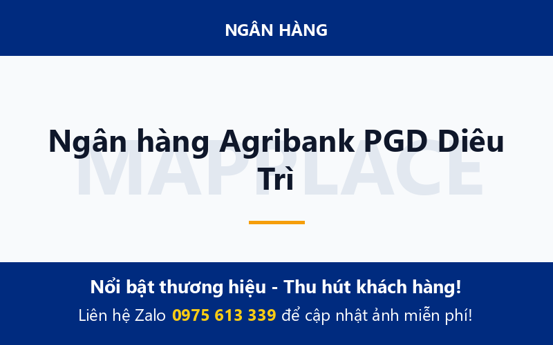 Ngân hàng Agribank PGD Diêu Trì