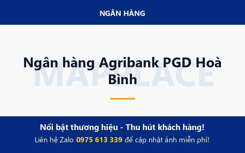 Ngân hàng Agribank PGD Hoà Bình