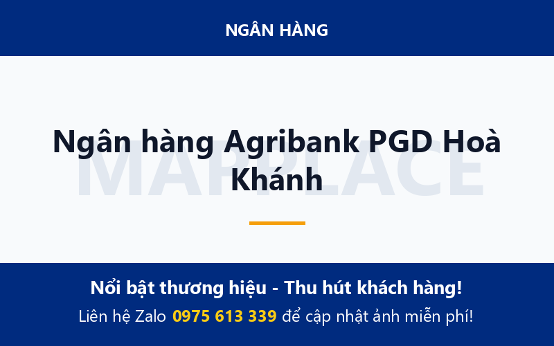 Ngân hàng Agribank PGD Hoà Khánh