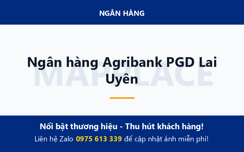 Ngân hàng Agribank PGD Lai Uyên