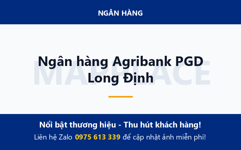 Ngân hàng Agribank PGD Long Định