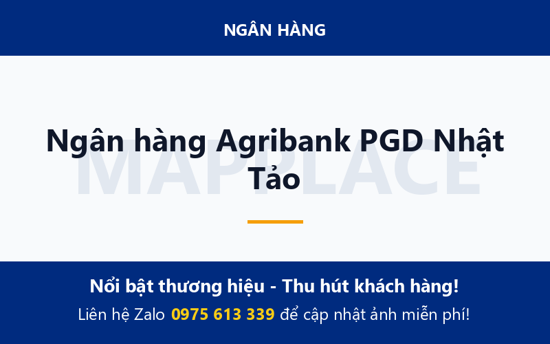 Ngân hàng Agribank PGD Nhật Tảo