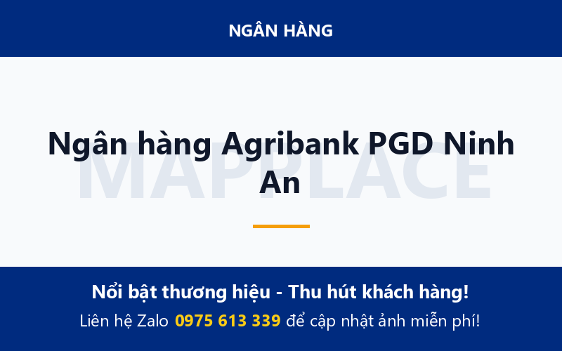 Ngân hàng Agribank PGD Ninh An