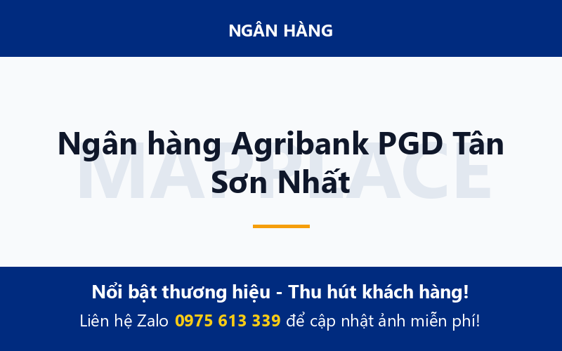 Ngân hàng Agribank PGD Tân Sơn Nhất