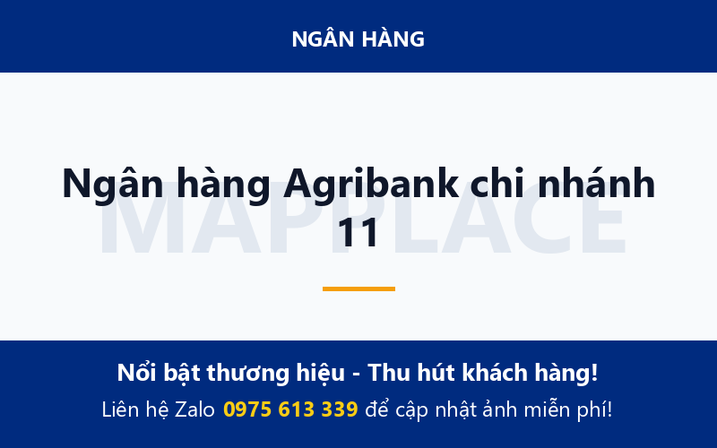 Ngân hàng Agribank chi nhánh 11