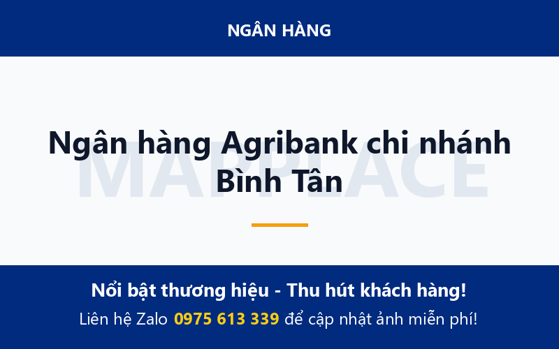 Ngân hàng Agribank chi nhánh Bình Tân