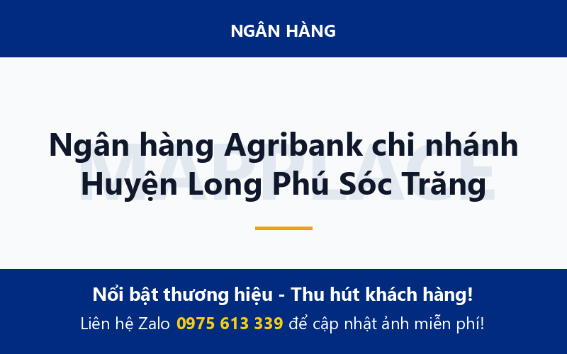 Ngân hàng Agribank chi nhánh Huyện Long Phú Sóc Trăng