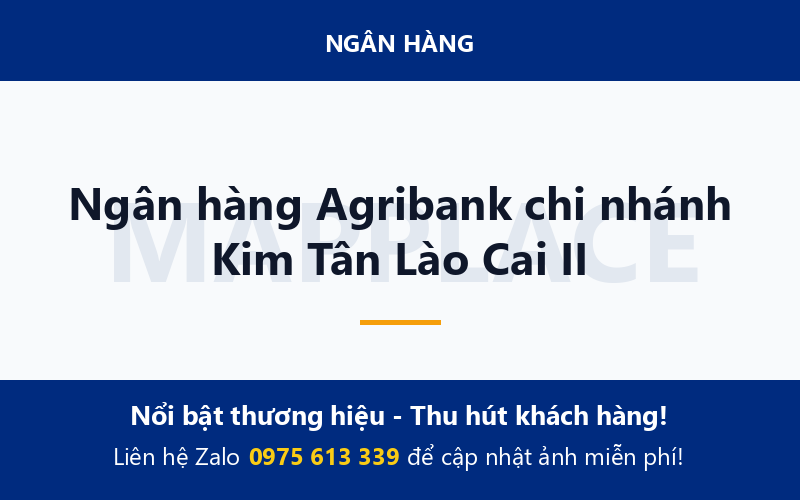 Ngân hàng Agribank chi nhánh Kim Tân Lào Cai II