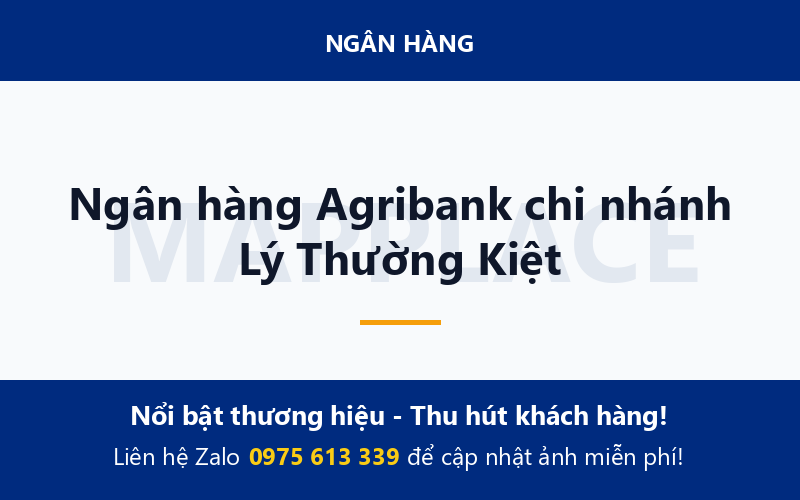 Ngân hàng Agribank chi nhánh Lý Thường Kiệt