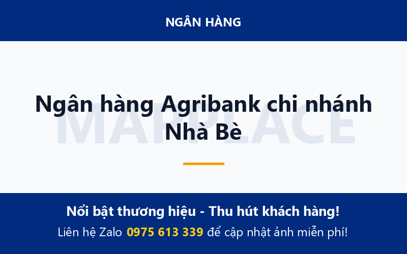 Ngân hàng Agribank chi nhánh Nhà Bè