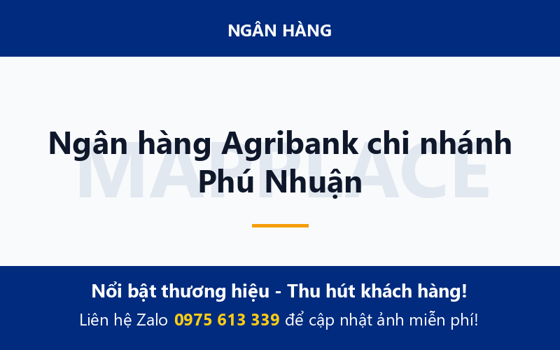 Ngân hàng Agribank chi nhánh Phú Nhuận