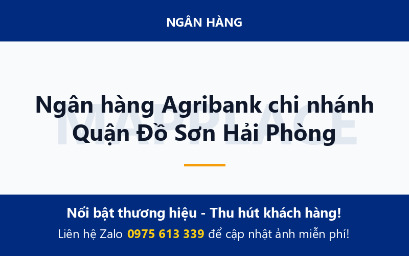 Ngân hàng Agribank chi nhánh Quận Đồ Sơn Hải Phòng