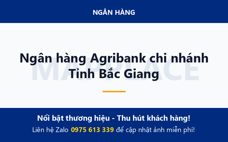 Ngân hàng Agribank chi nhánh Tỉnh Bắc Giang