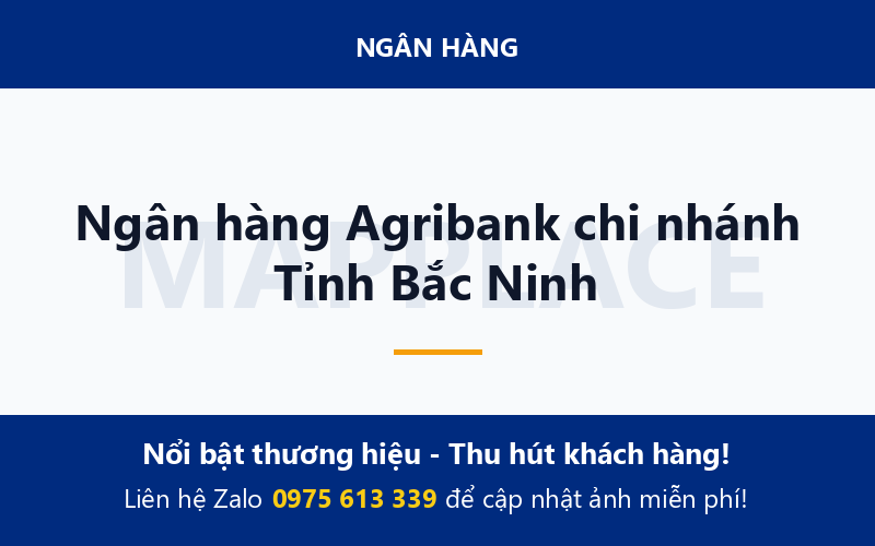 Ngân hàng Agribank chi nhánh Tỉnh Bắc Ninh