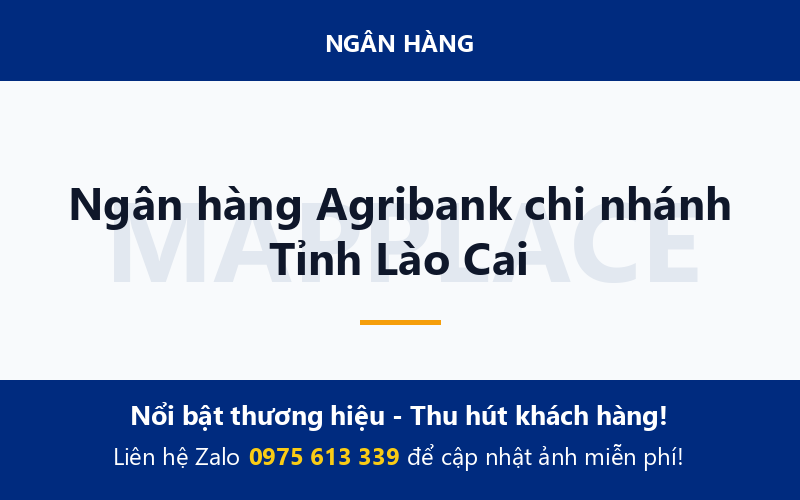 Ngân hàng Agribank chi nhánh Tỉnh Lào Cai