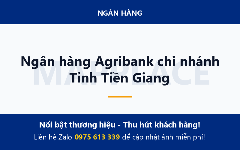 Ngân hàng Agribank chi nhánh Tỉnh Tiền Giang