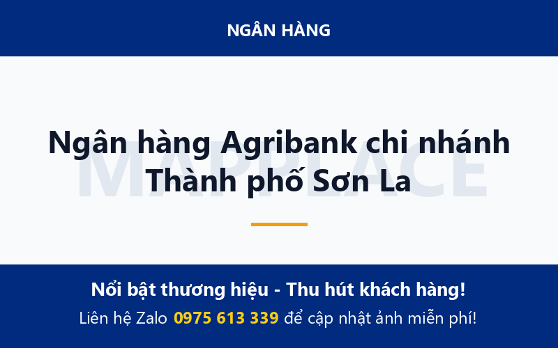 Ngân hàng Agribank chi nhánh Thành phố Sơn La