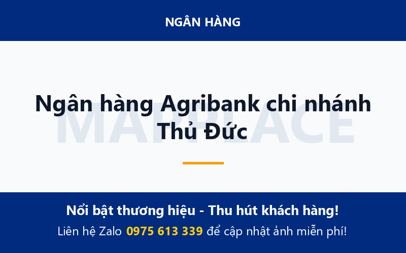 Ngân hàng Agribank chi nhánh Thủ Đức