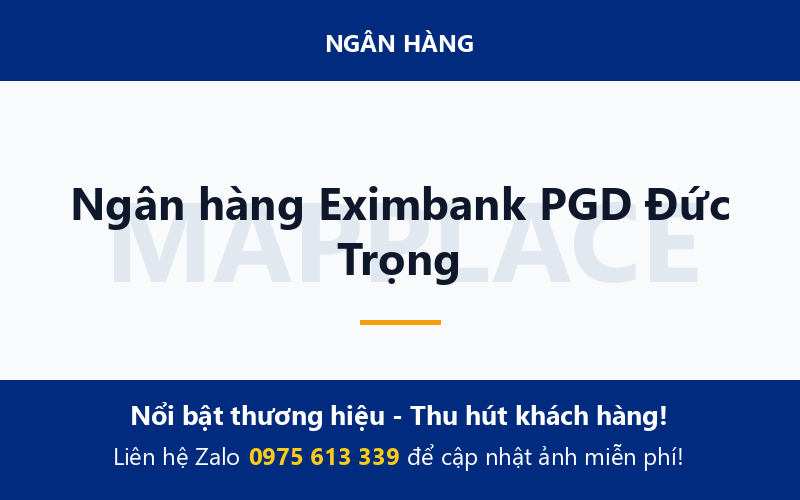 Ngân hàng Eximbank PGD Đức Trọng