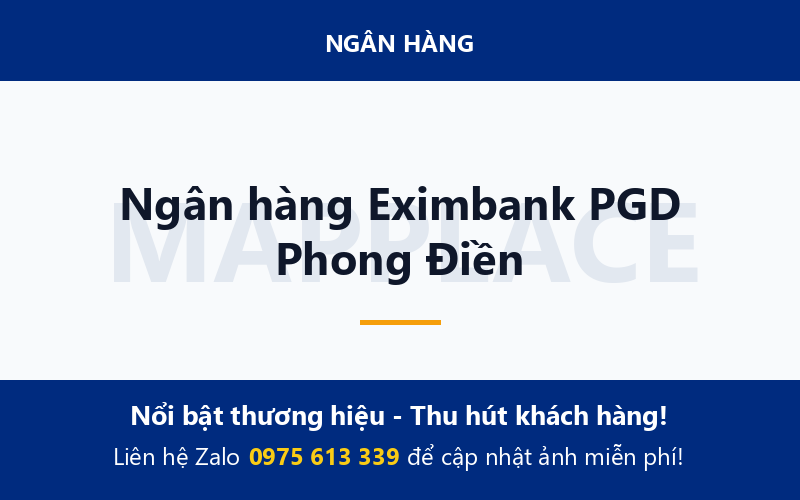 Ngân hàng Eximbank PGD Phong Điền