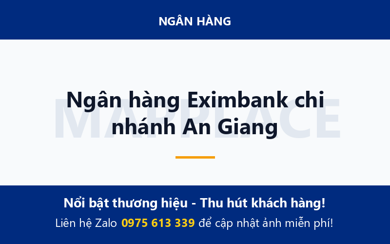 Ngân hàng Eximbank chi nhánh An Giang