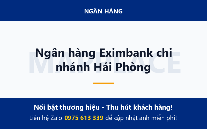 Ngân hàng Eximbank chi nhánh Hải Phòng