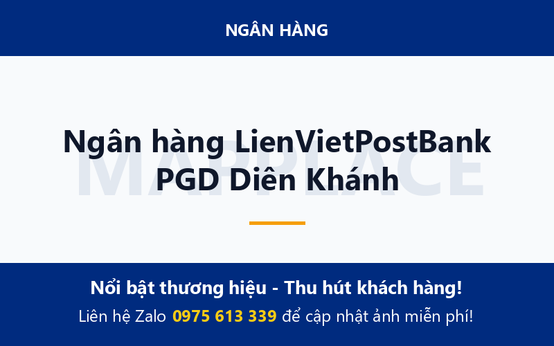 Ngân hàng LienVietPostBank PGD Diên Khánh