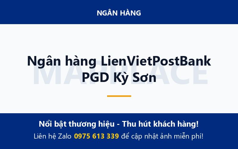 Ngân hàng LienVietPostBank PGD Kỳ Sơn