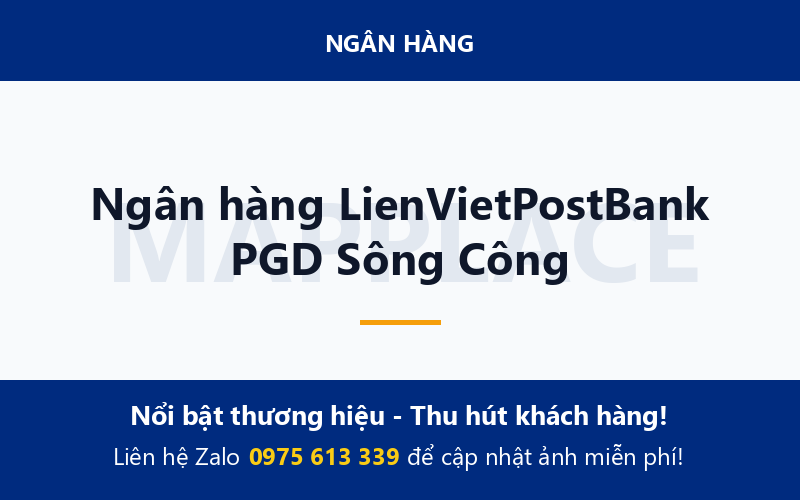 Ngân hàng LienVietPostBank PGD Sông Công