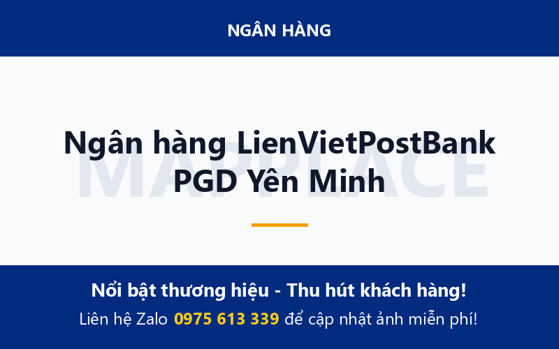 Ngân hàng LienVietPostBank PGD Yên Minh