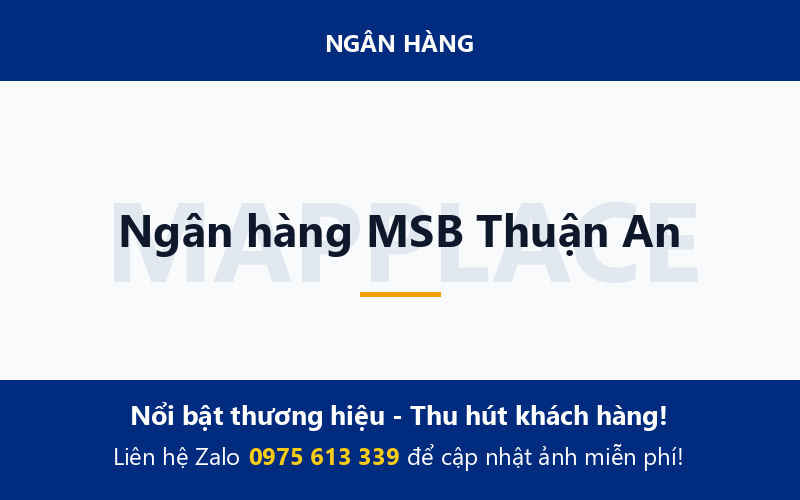 Ngân hàng MSB Thuận An