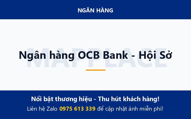 Ngân hàng OCB Bank - Hội Sở