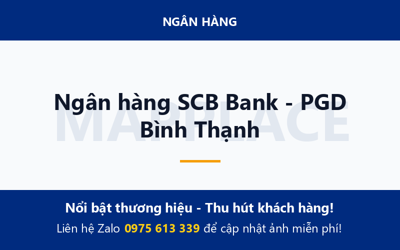 Ngân hàng SCB Bank - PGD Bình Thạnh