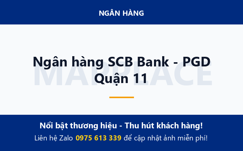 Ngân hàng SCB Bank - PGD Quận 11