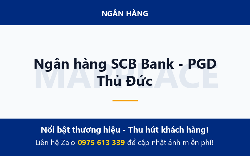 Ngân hàng SCB Bank - PGD Thủ Đức