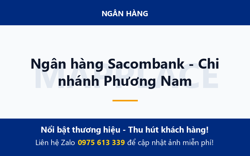 Ngân hàng Sacombank - Chi nhánh Phương Nam