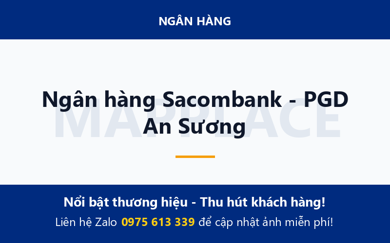 Ngân hàng Sacombank - PGD An Sương