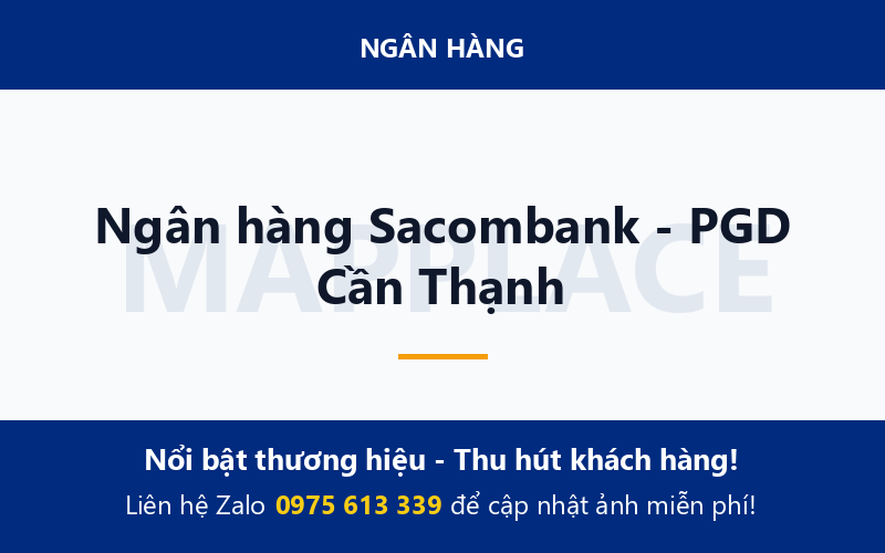Ngân hàng Sacombank - PGD Cần Thạnh