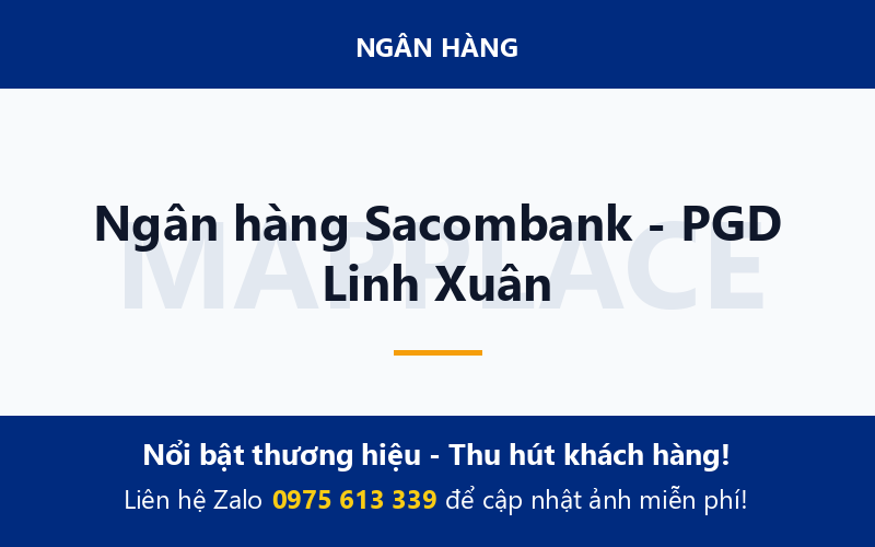 Ngân hàng Sacombank - PGD Linh Xuân