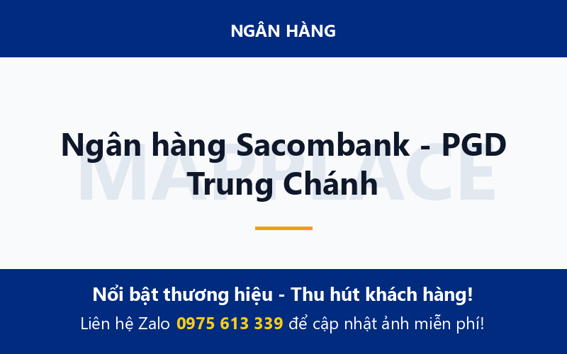 Ngân hàng Sacombank - PGD Trung Chánh