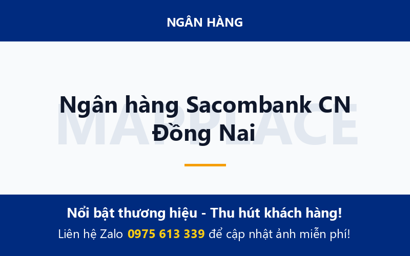 Ngân hàng Sacombank CN Đồng Nai