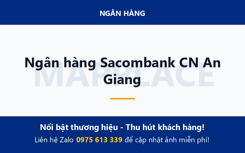 Ngân hàng Sacombank CN An Giang