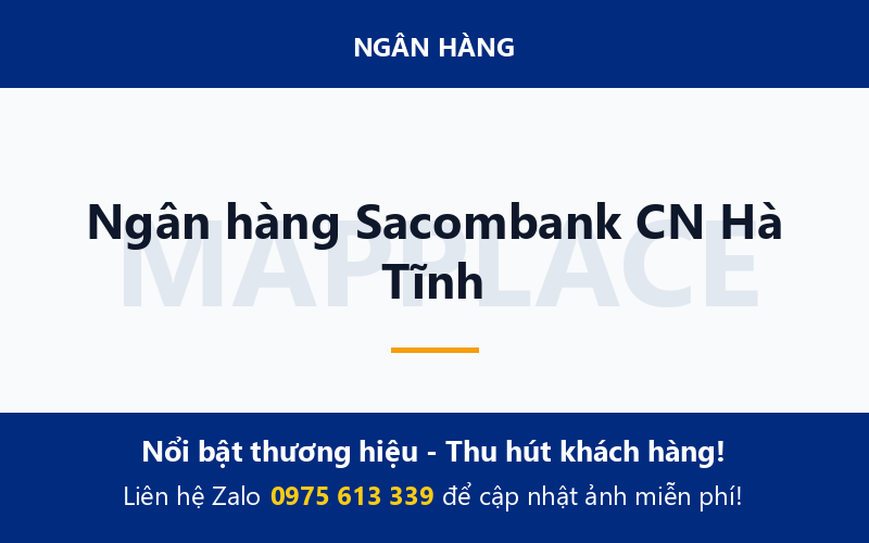 Ngân hàng Sacombank CN Hà Tĩnh